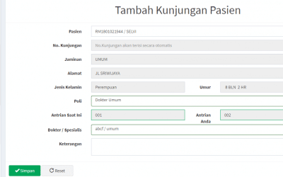 Aplikasi Antrian Klinik