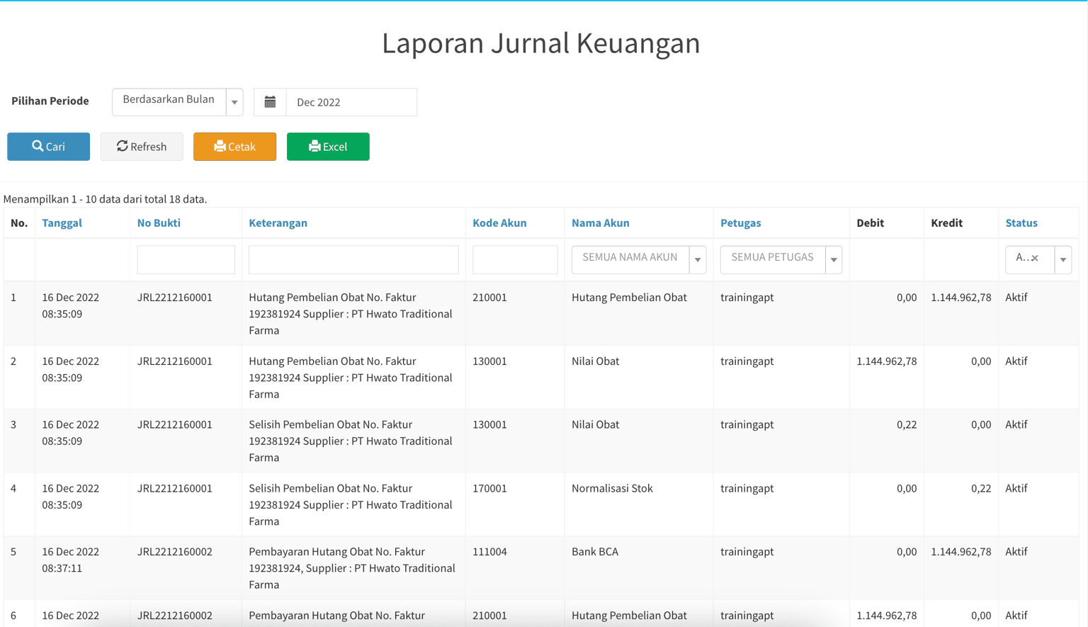 Contoh jurnal umum lengkap dengan prinsip dan cara membuatnya